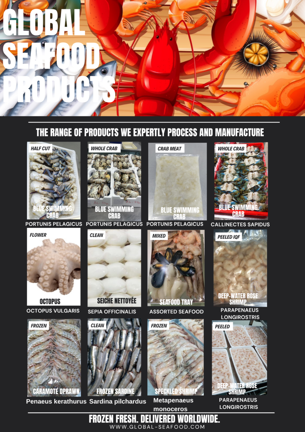 Processing and freezing facilities